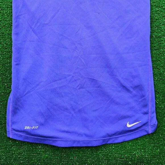 Nike Tank Top Womens Small Blue Sleeveless Dri-Fit Racerback Mesh Gym Yoga - Picture 3 of 11